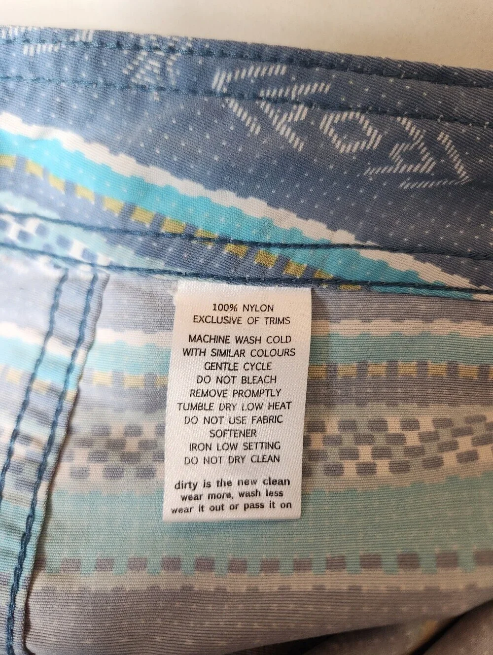Toad&Co Mens |32| Blue Patterned Cetacean Trunk Board 9.5